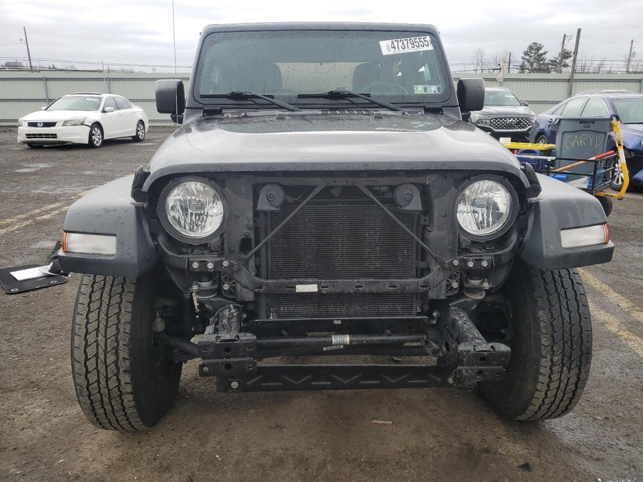 2019 Jeep Wrangler VIN 1C4GJXAG2KW509832 Copart auction photo, front end damage thumbnail 5