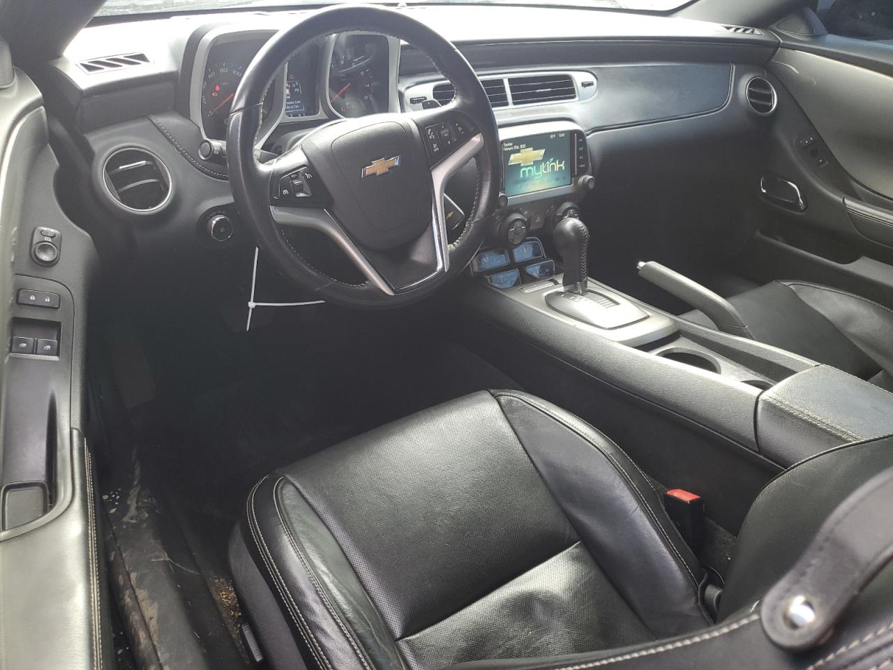 2014 Chevrolet Camaro VIN 2G1FC1E32E9316676 Copart auction photo, side / rear end damage thumbnail 8