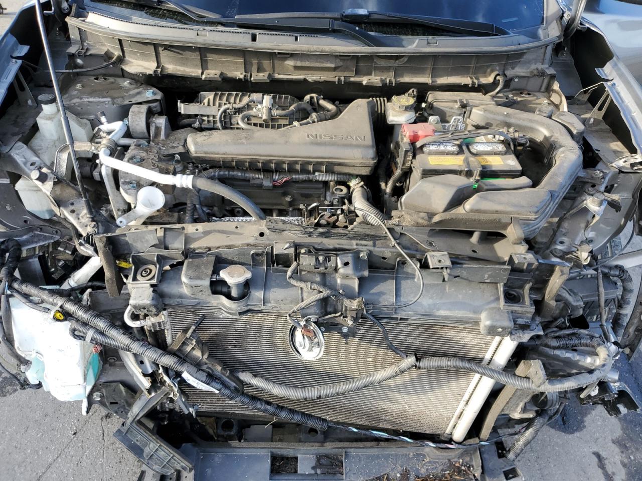 2017 Nissan Rogue VIN JN8AT2MTXHW389884 Copart auction photo, front end damage thumbnail 11