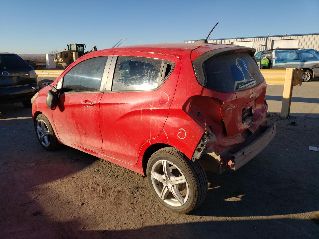 2017 Chevrolet Spark VIN KL8CB6SA5HC739979 Copart auction photo, rear end damage thumbnail 2