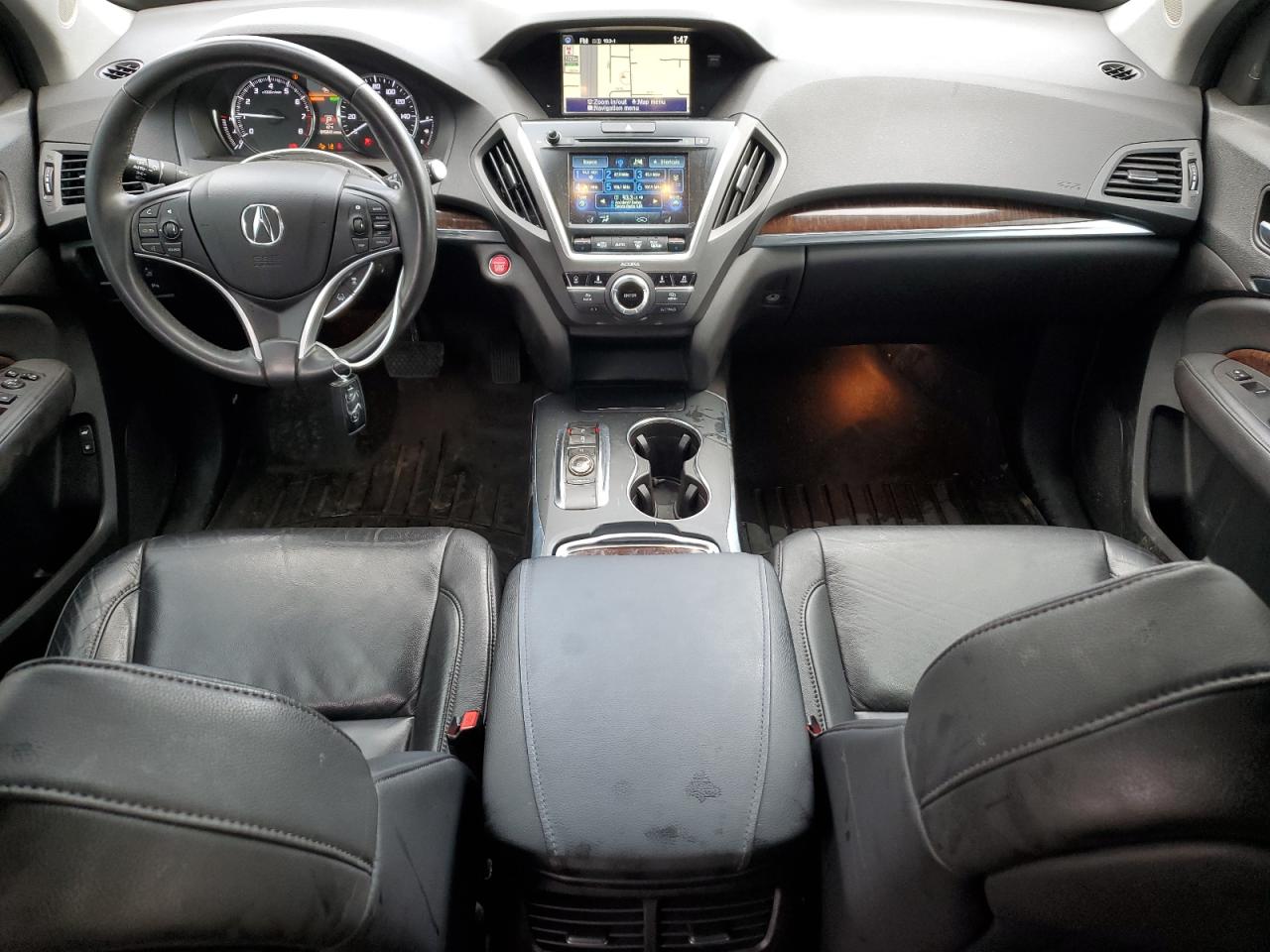 2017 Acura MDX VIN 5FRYD4H53HB007745 Copart auction photo, all over damage thumbnail 8