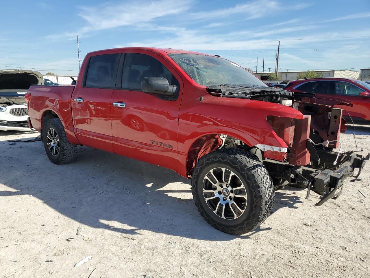 2021 Nissan Titan VIN 1N6AA1EF9MN513905 Copart auction photo, front end / mechanical damage thumbnail 4