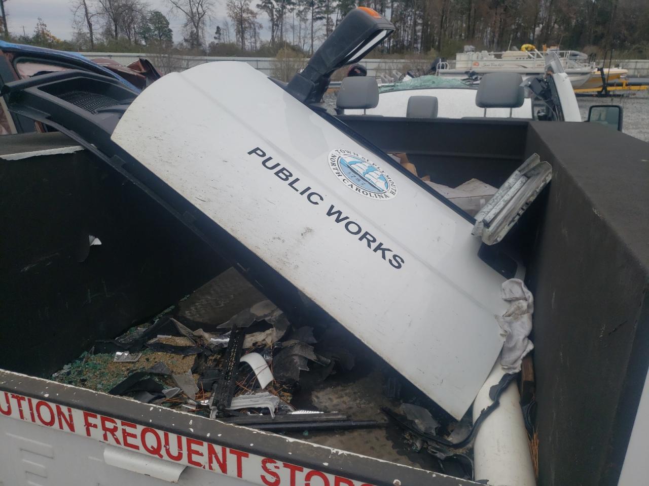 2014 Ford F250 VIN 1FTBF2A68EEA34753 Copart auction photo, front end / top/roof damage thumbnail 10