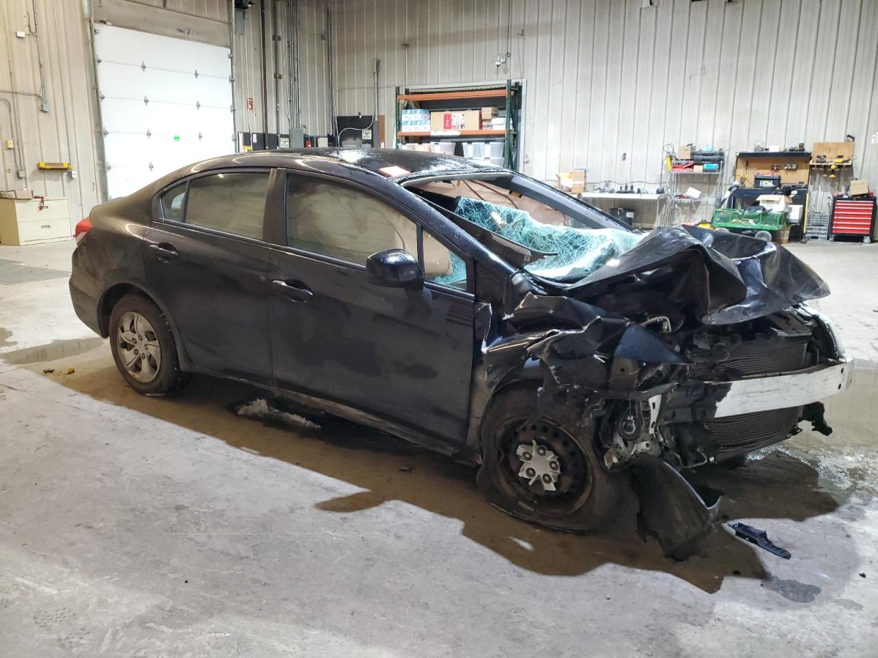 2013 Honda Civic VIN 19XFB2F58DE289094 Copart auction photo, all over damage thumbnail 4