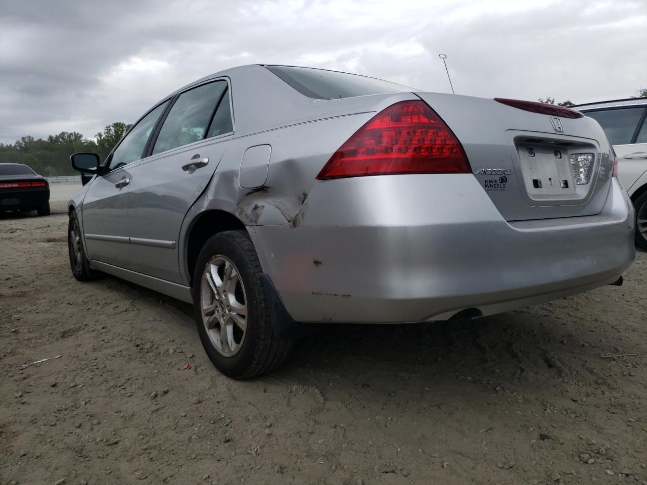 2007 Honda Accord VIN JHMCM56347C019562 Copart auction photo, front end damage thumbnail 2