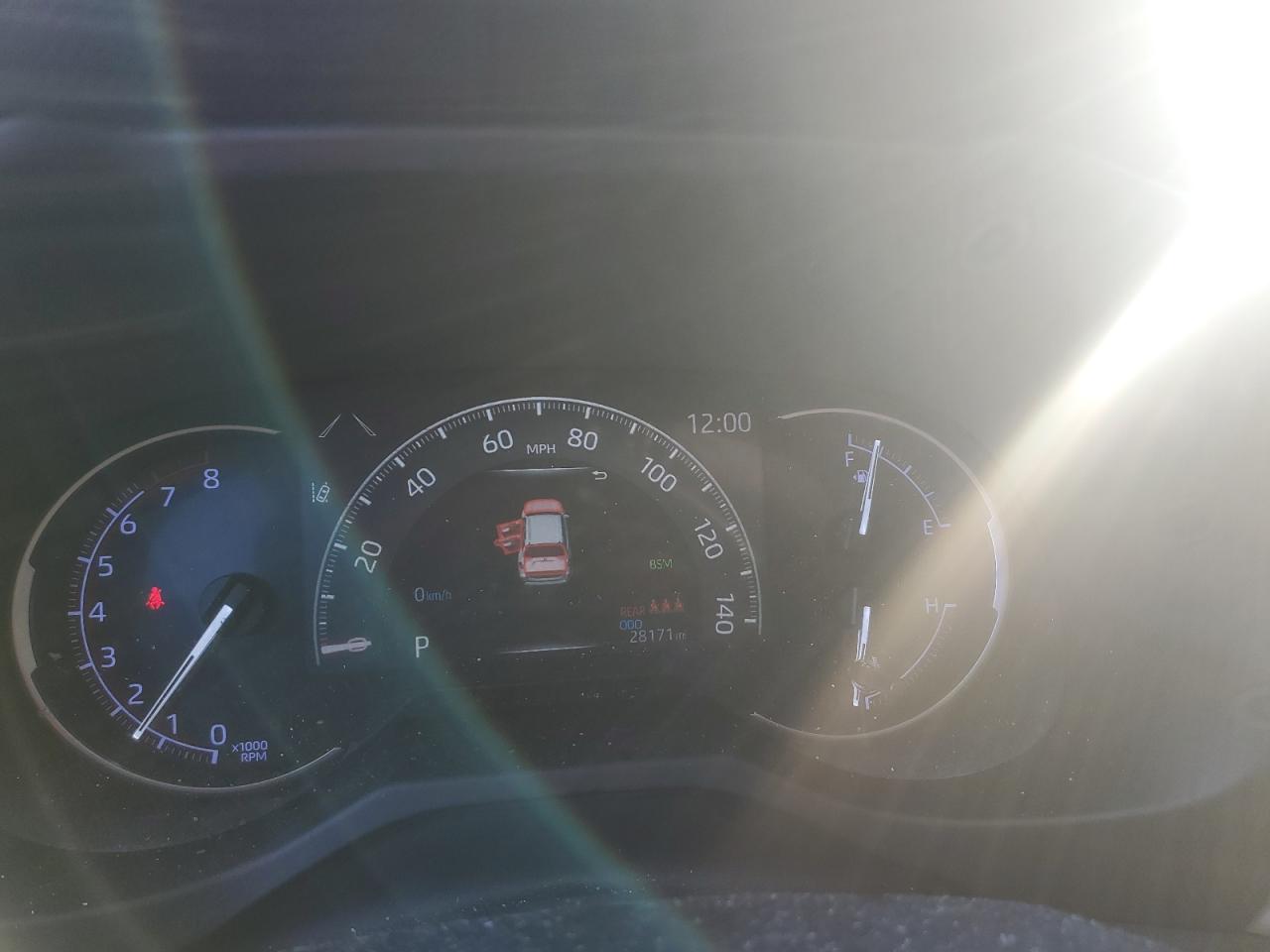 2019 Toyota RAV 4 VIN JTMY1RFV8KD507649 Copart auction photo, rear end damage thumbnail 9