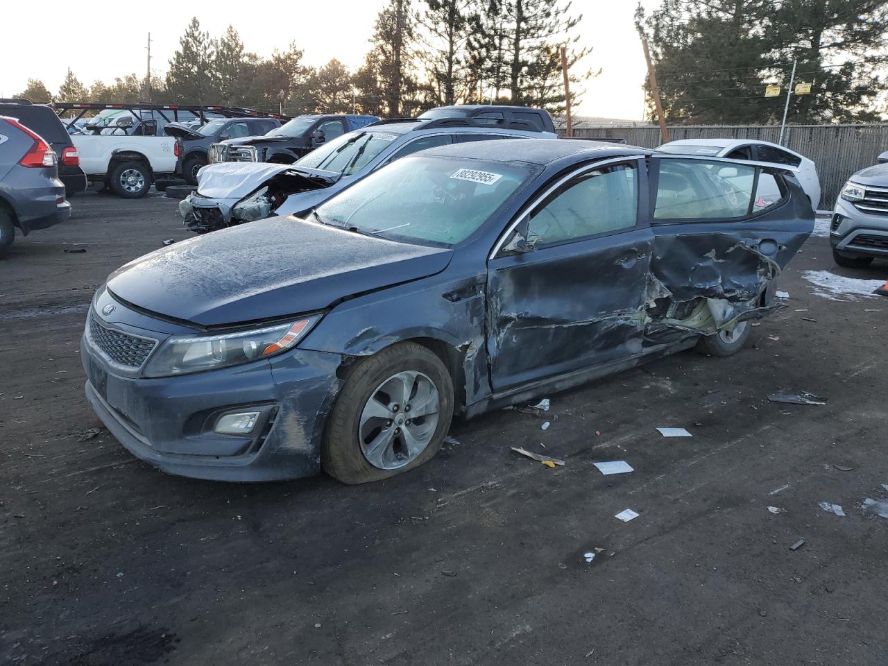 2015 KIA Optima VIN KNAGM4AD4F5077989