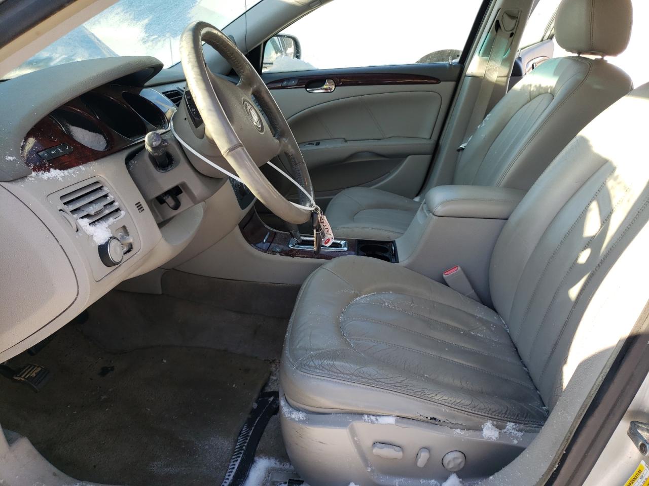 2008 Buick Lucerne VIN 1G4HD57218U173943 Copart auction photo, front end / side damage thumbnail 7