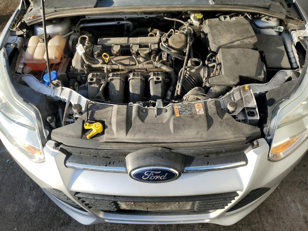 2014 Ford Focus VIN 1FADP3F22EL381854 Copart auction photo, rear end / side damage thumbnail 11