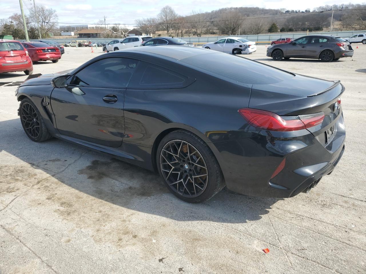 2020 BMW M8 VIN WBSAE0C01LBM08459 Copart auction photo, front end / rear end damage thumbnail 2