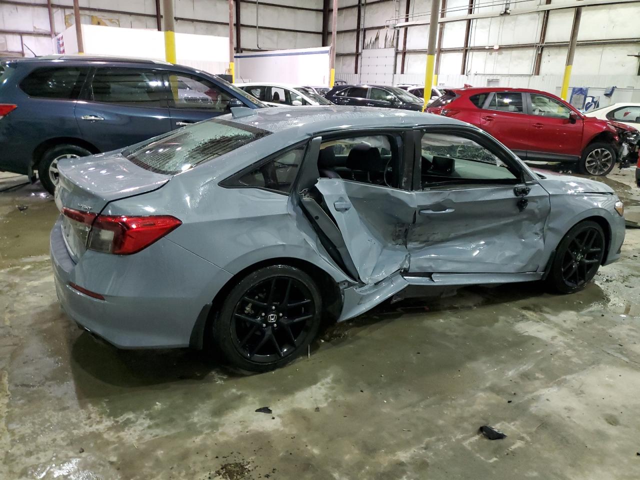 2024 Honda Civic VIN 2HGFE2F52RH512864 Copart auction photo, all over damage thumbnail 3