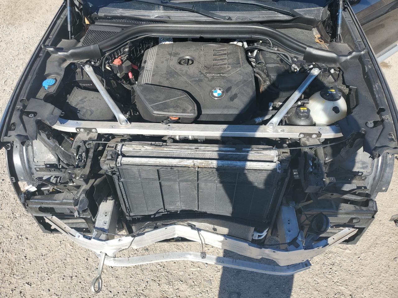 2021 BMW X3 VIN 5UXTY3C07M9F68364 Copart auction photo, front end damage thumbnail 12