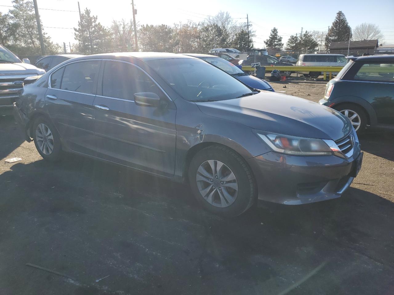 2014 Honda Accord VIN 1HGCR2F36EA043003 Copart auction photo, rear end damage thumbnail 4