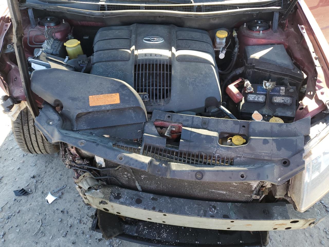 2012 Subaru Tribeca VIN 4S4WX9HD7C4401619 Copart auction photo, front end / rear end damage thumbnail 13
