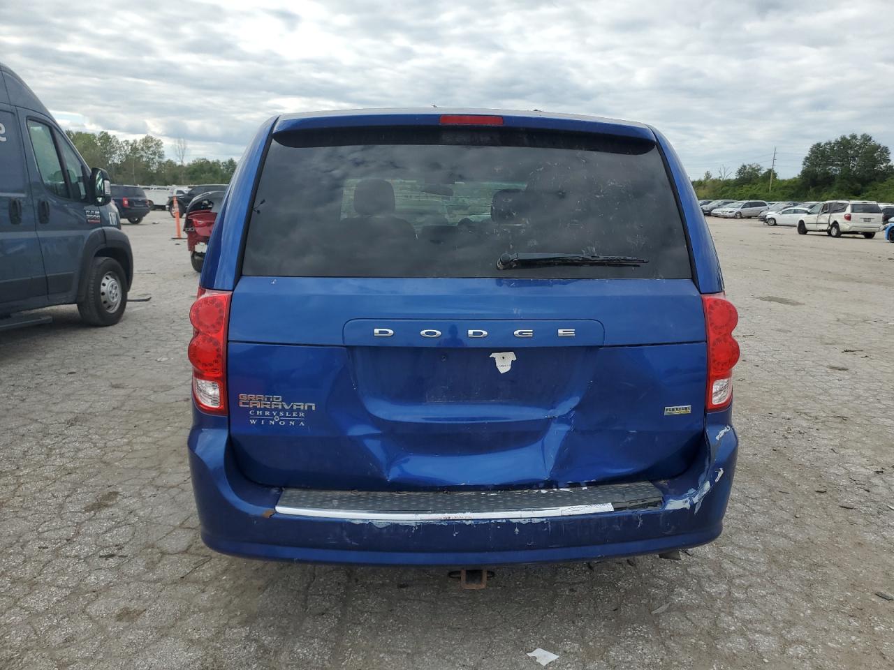 2013 Dodge Caravan VIN 2C4RDGCG2DR678080 Copart auction photo, front end / rear end damage thumbnail 6
