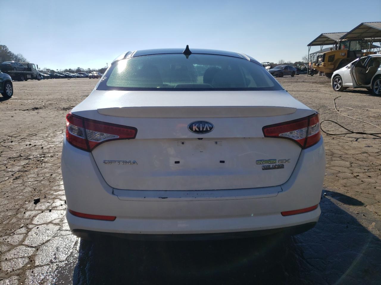 2013 KIA Optima VIN KNAGM4AD1D5042937 Copart auction photo, front end / side damage thumbnail 6