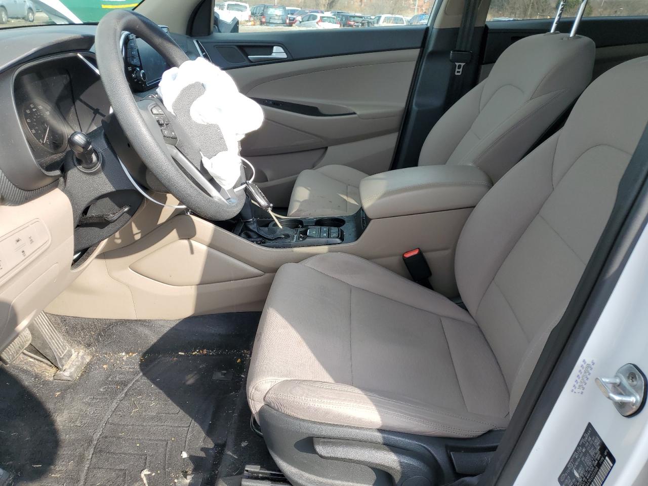 2019 Hyundai Tucson VIN KM8J2CA47KU055568 Copart auction photo, front end / rear end damage thumbnail 7