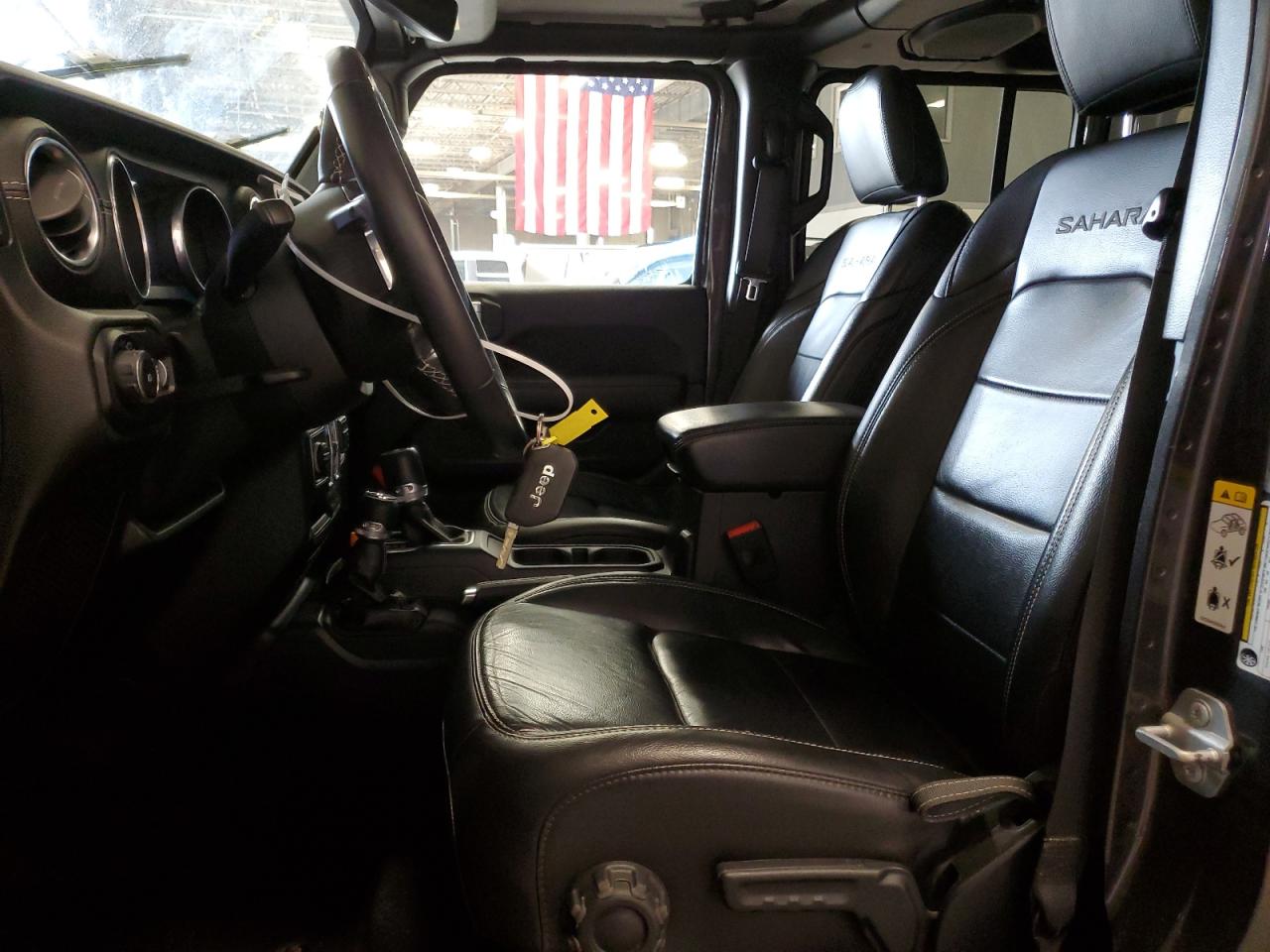 2018 Jeep Wrangler VIN 1C4HJXEG4JW165739 Copart auction photo, side / undercarriage damage thumbnail 7