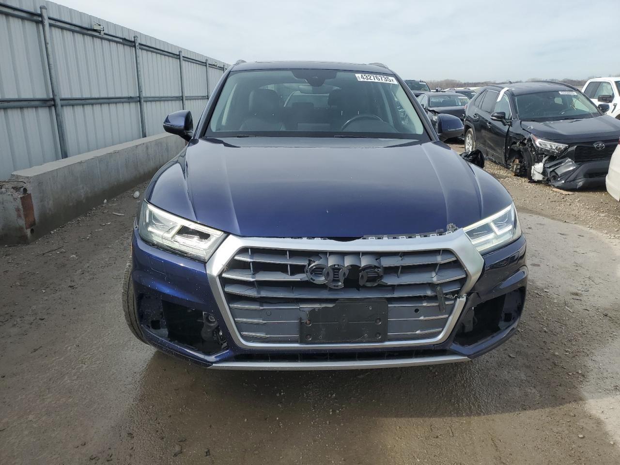 2018 Audi Q5 VIN WA1BNAFY7J2210723 Copart auction photo, front end damage thumbnail 5