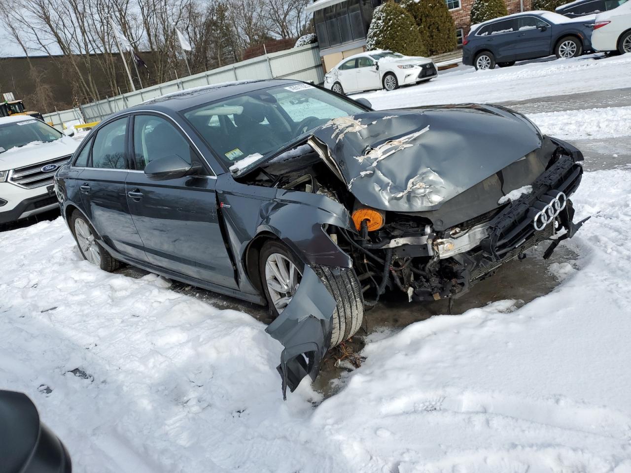 2014 Audi A6 VIN WAUHGAFC2EN055840 Copart auction photo, front end damage thumbnail 4