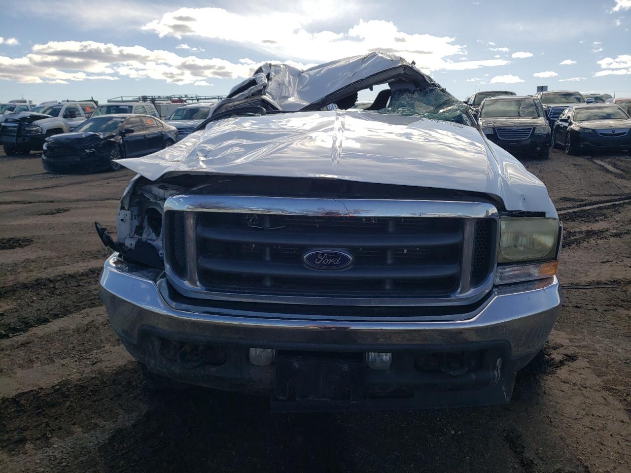 2004 Ford F250 VIN 1FTNX21S34EB90365 Copart auction photo, rollover damage thumbnail 5