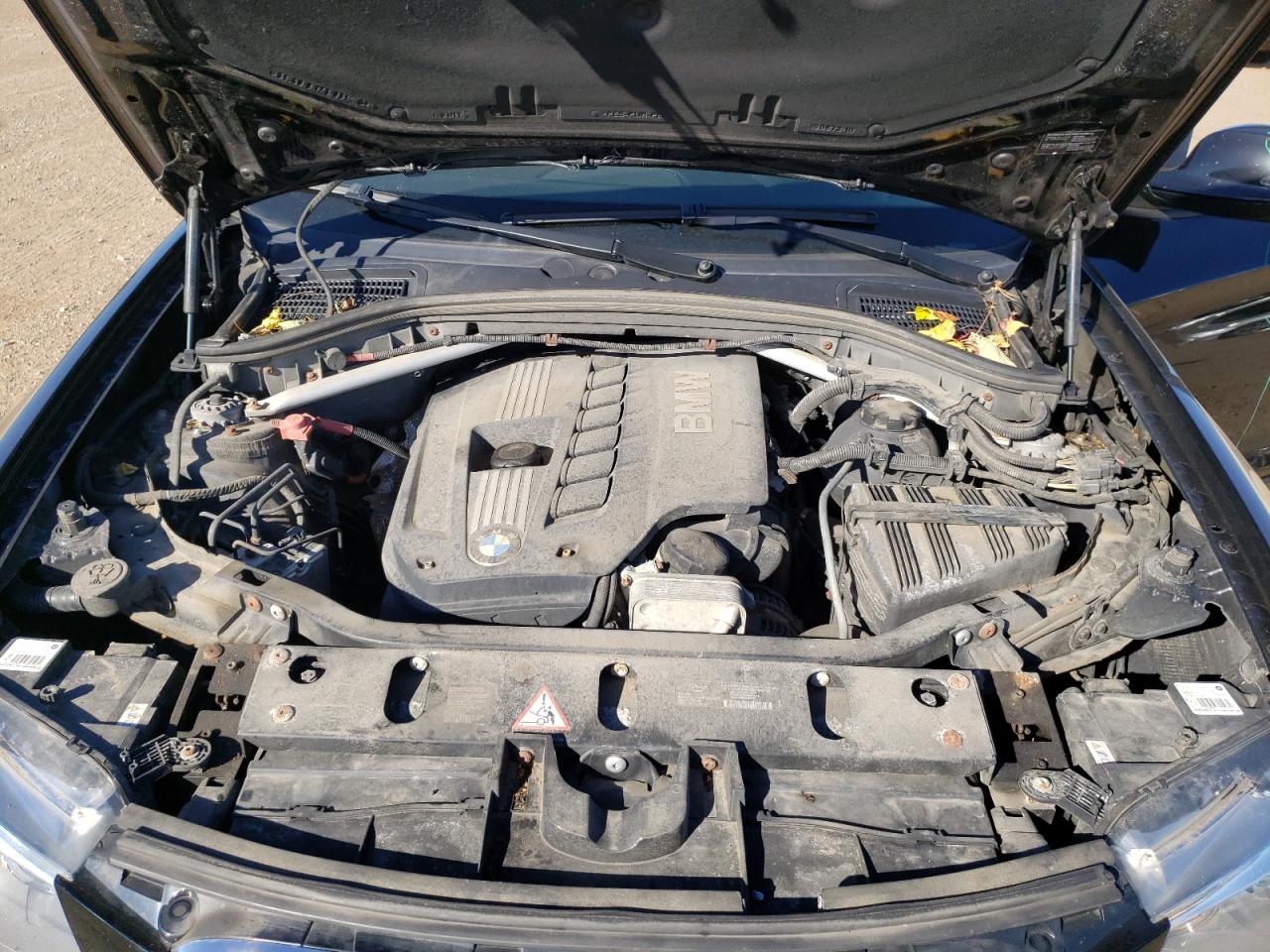 2012 BMW X3 VIN 5UXWX5C56CL725047 Copart auction photo, side / rear end damage thumbnail 12