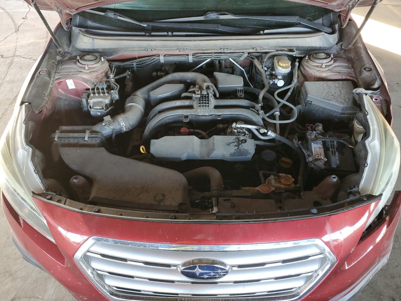 2015 Subaru Outback VIN 4S4BSANC7F3286606 Copart auction photo, front end / side damage thumbnail 12