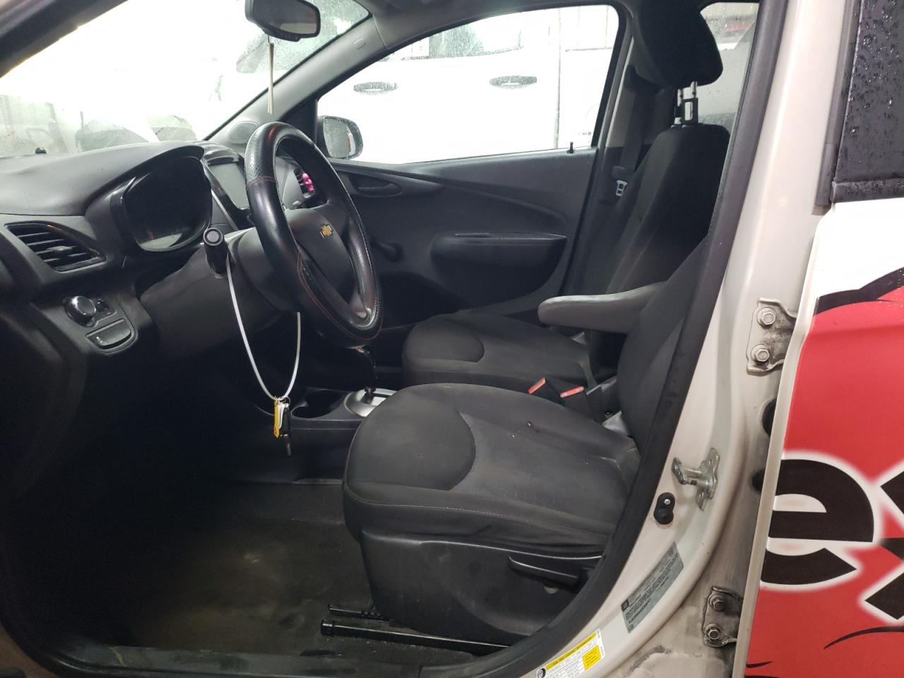 2016 Chevrolet Spark VIN KL8CB6SAXGC608707 Copart auction photo, side damage thumbnail 7