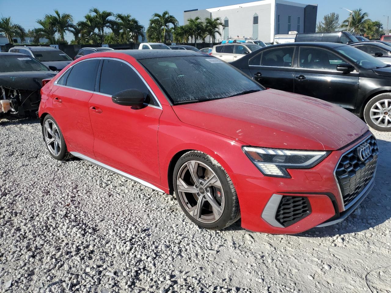 2023 Audi S3 VIN WAUJ3DGY1PA035419 Copart auction photo, rear end damage thumbnail 4