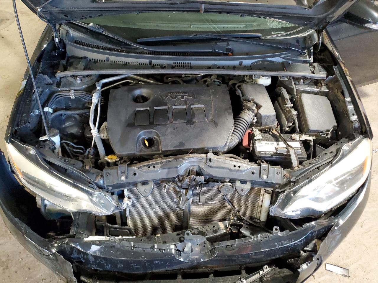 2016 Toyota Corolla VIN 2T1BURHE2GC728355 Copart auction photo, front end / side damage thumbnail 11