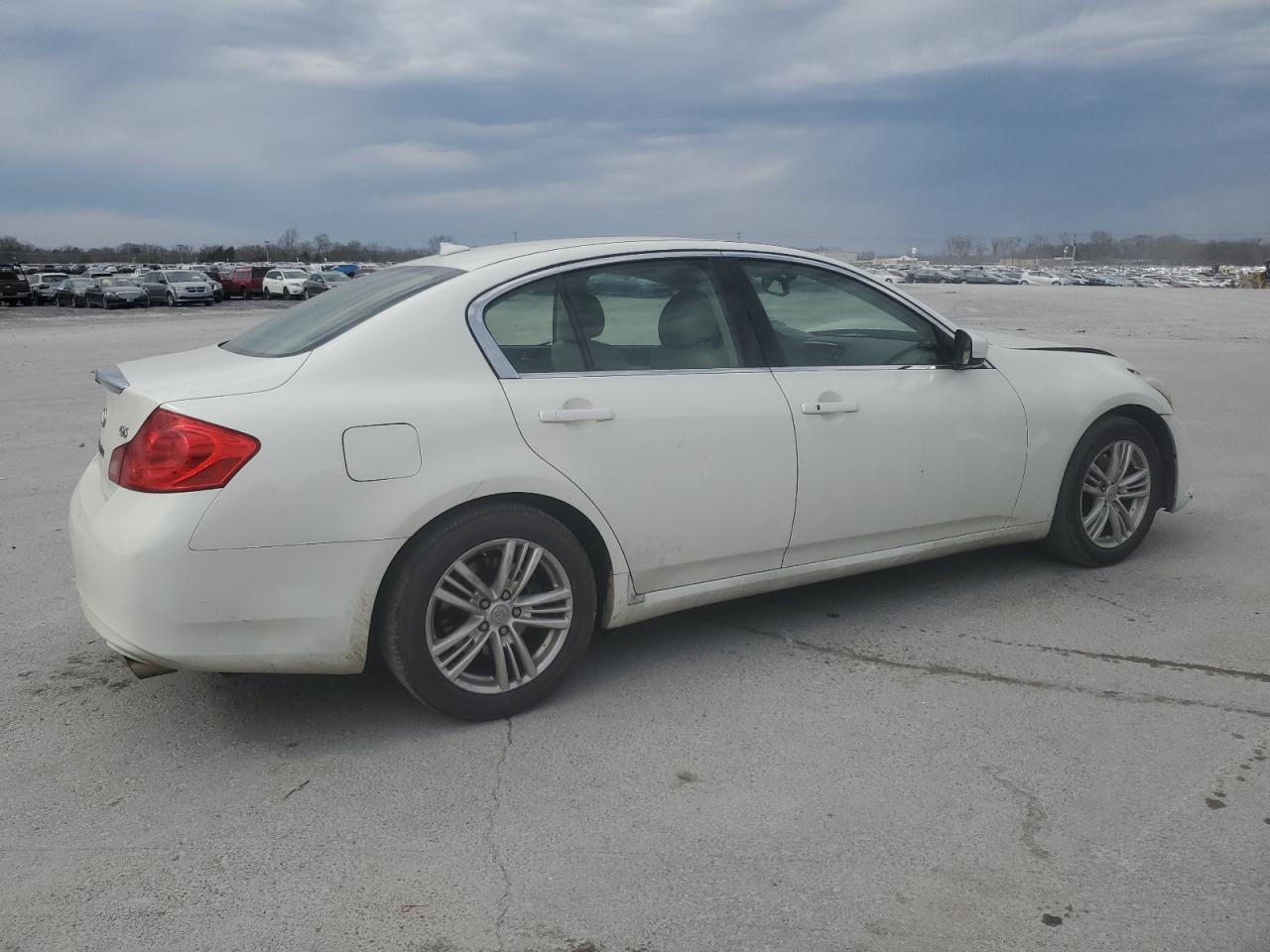 2012 Infiniti G VIN JN1DV6AP1CM811100 Copart auction photo, front end damage thumbnail 3