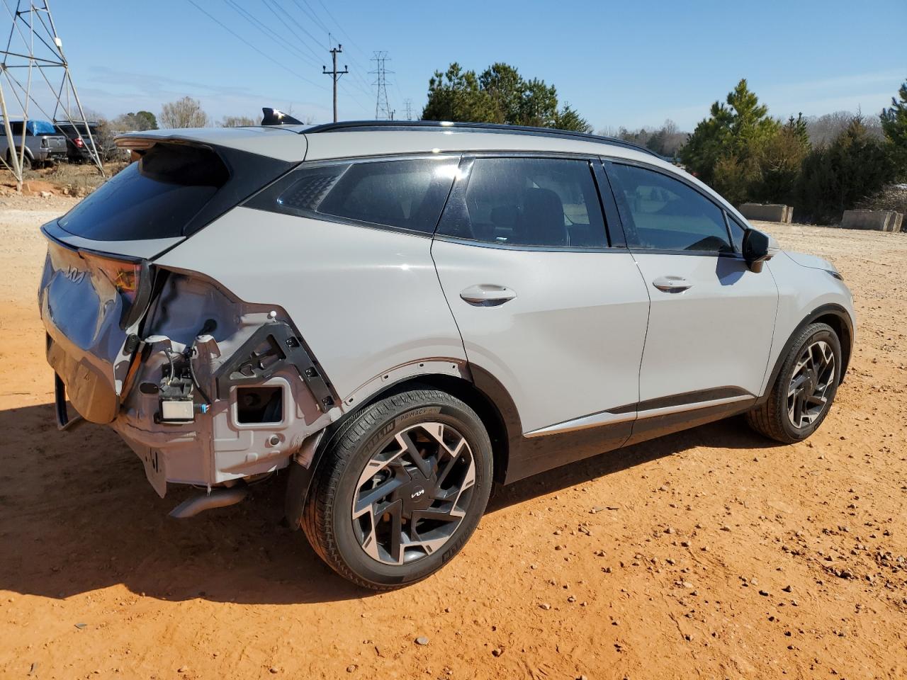 2023 KIA Sportage VIN 5XYK53AF0PG015195 Copart auction photo, rear end damage thumbnail 3
