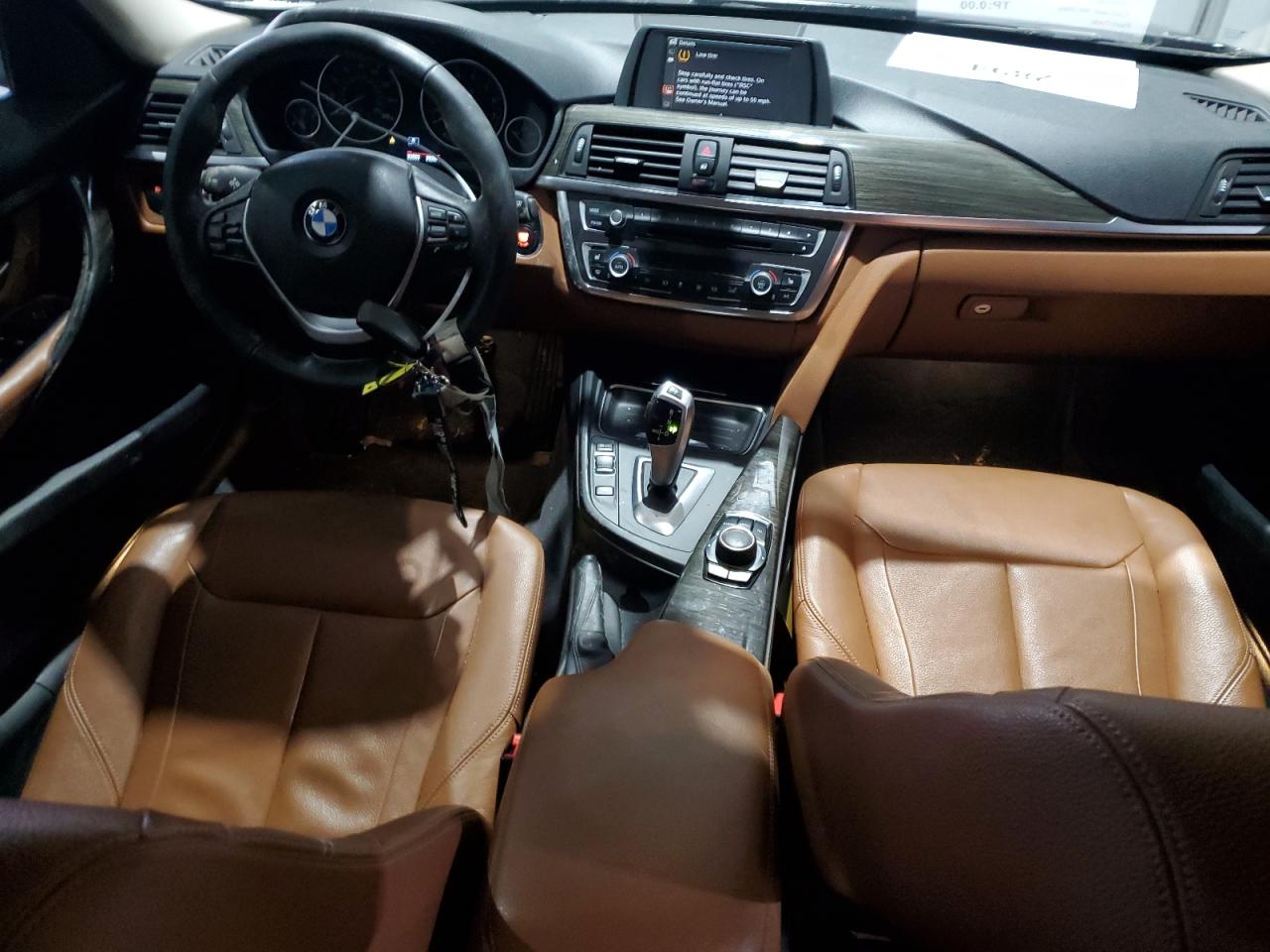 2013 BMW 3er VIN WBA3B9G54DNP39469 Copart auction photo, front end / side damage thumbnail 8