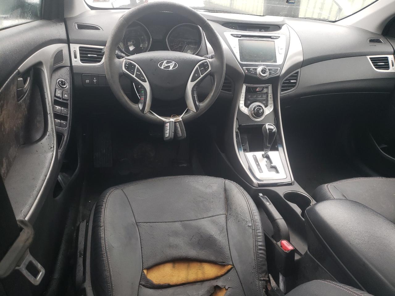 2012 Hyundai Elantra VIN 5NPDH4AE8CH106571 Copart auction photo, front end damage thumbnail 8
