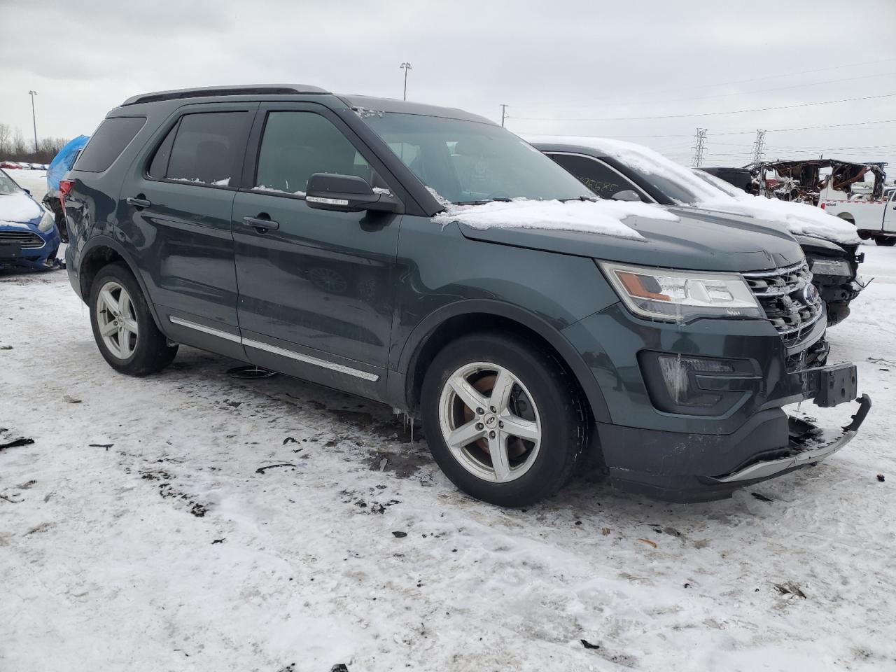 2016 Ford Explorer VIN 1FM5K8D80GGA77527 Copart auction photo, front end damage thumbnail 4