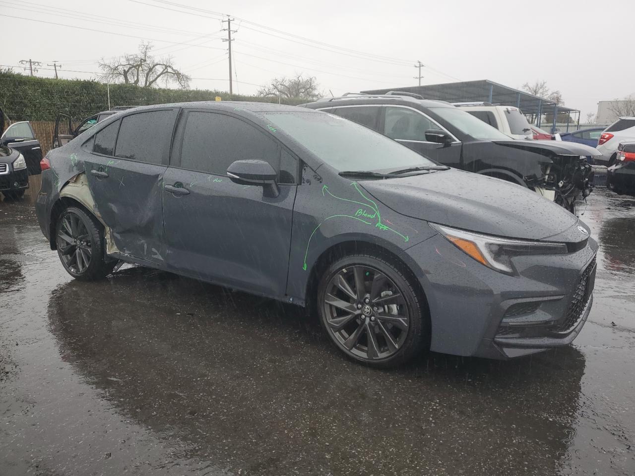 2024 Toyota Corolla VIN 5YFT4MCE8RP210462 Copart auction photo, side damage thumbnail 4