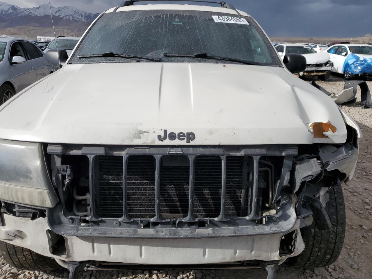 2004 Jeep Grand Cherokee VIN 1J4GW48SX4C216687 Copart auction photo, front end damage thumbnail 5