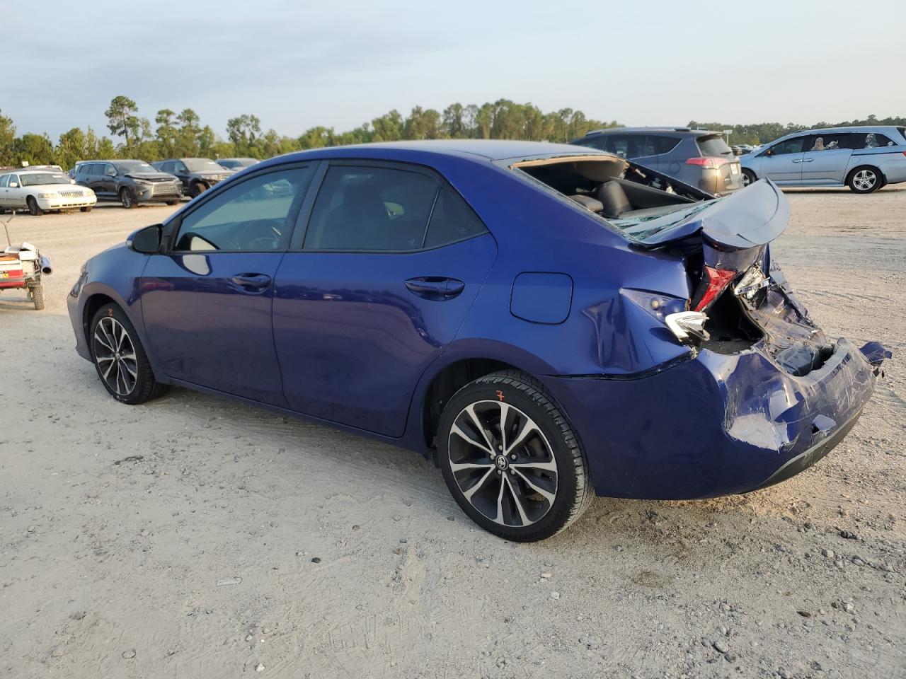 2017 Toyota Corolla VIN 5YFBURHE8HP635339 Copart auction photo, rear end damage thumbnail 2