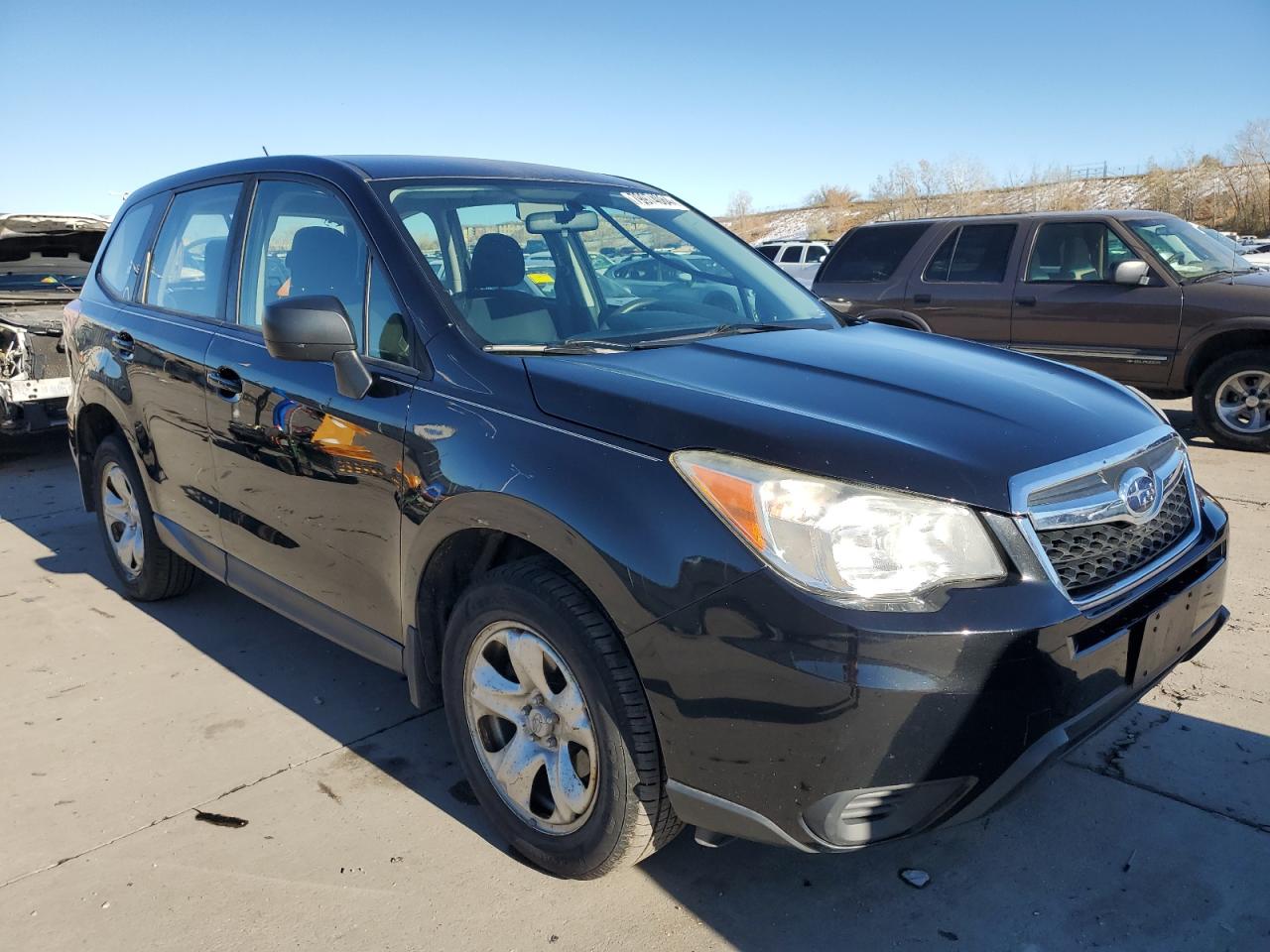 2014 Subaru Forester VIN JF2SJAAC8EH454950 Copart auction photo, rear end / hail damage thumbnail 4