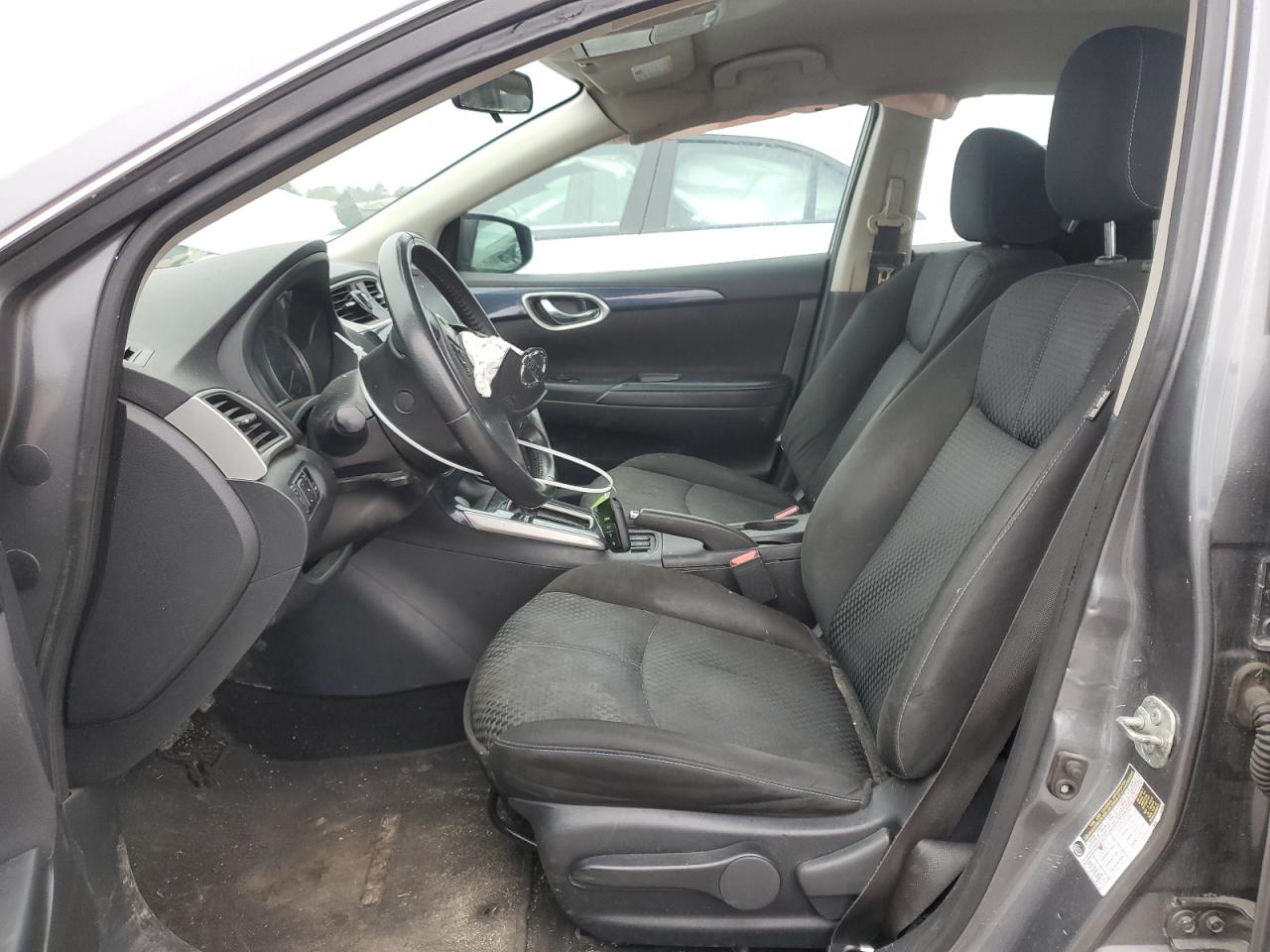 2019 Nissan Sentra VIN 3N1AB7AP8KY287909 Copart auction photo, front end / side damage thumbnail 7