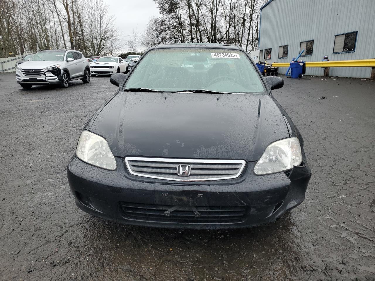 1999 Honda Civic VIN 2HGEJ8644XH541829 Copart auction photo, front end damage thumbnail 5