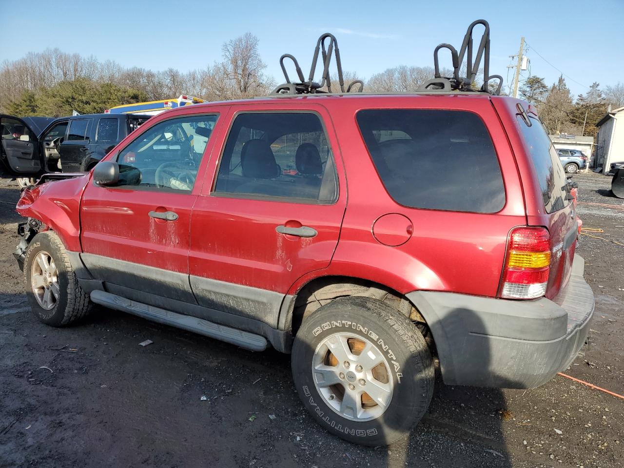 2007 Ford Escape VIN 1FMYU93167KB89117 Copart auction photo, front end damage thumbnail 2