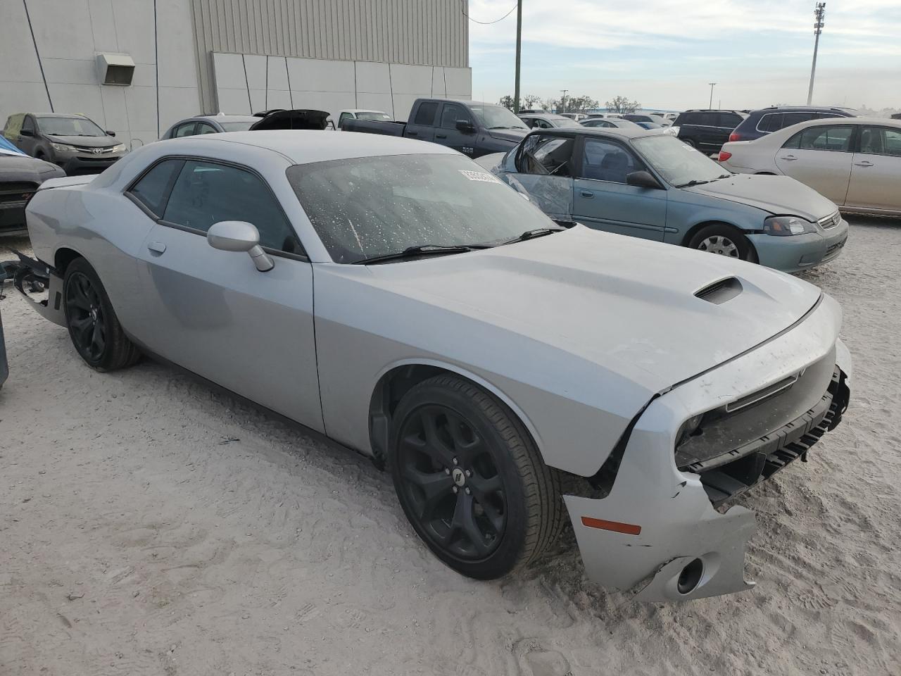 2019 Dodge Challenger VIN 2C3CDZJG8KH747429 Copart auction photo, front end / rear end damage thumbnail 4
