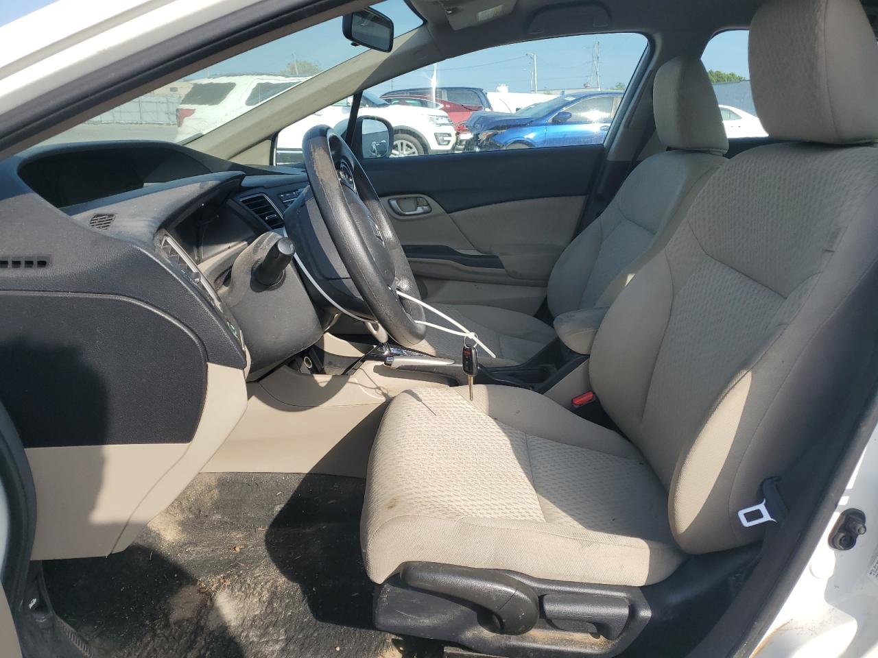2014 Honda Civic VIN 2HGFB2F53EH502914 Copart auction photo, front end / rear end damage thumbnail 7