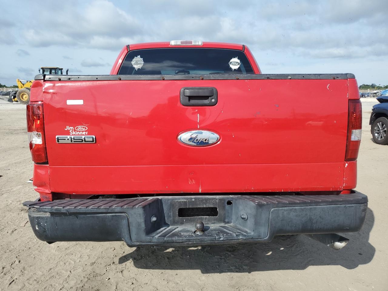 2008 Ford F-150 VIN 1FTRW12W28FA22586 Copart auction photo, rear end / minor dent/scratches damage thumbnail 6