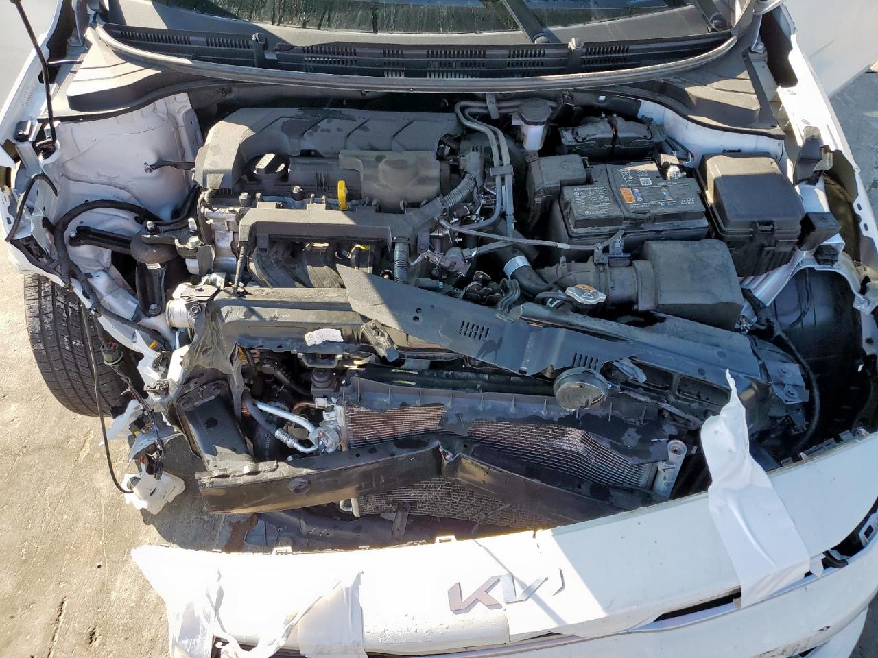 2023 KIA Rio VIN 3KPA24AD3PE606207 Copart auction photo, front end damage thumbnail 11