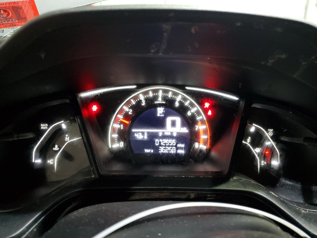 2017 Honda Civic VIN 19XFC2F57HE057217 Copart auction photo, rear end / minor dent/scratches damage thumbnail 9