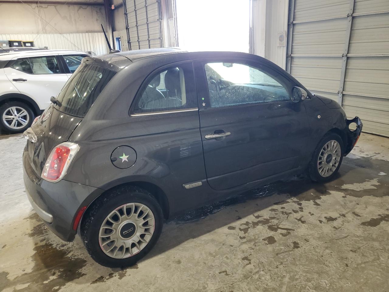 2014 Fiat 500 VIN 3C3CFFCR9ET279648 Copart auction photo, front end damage thumbnail 3
