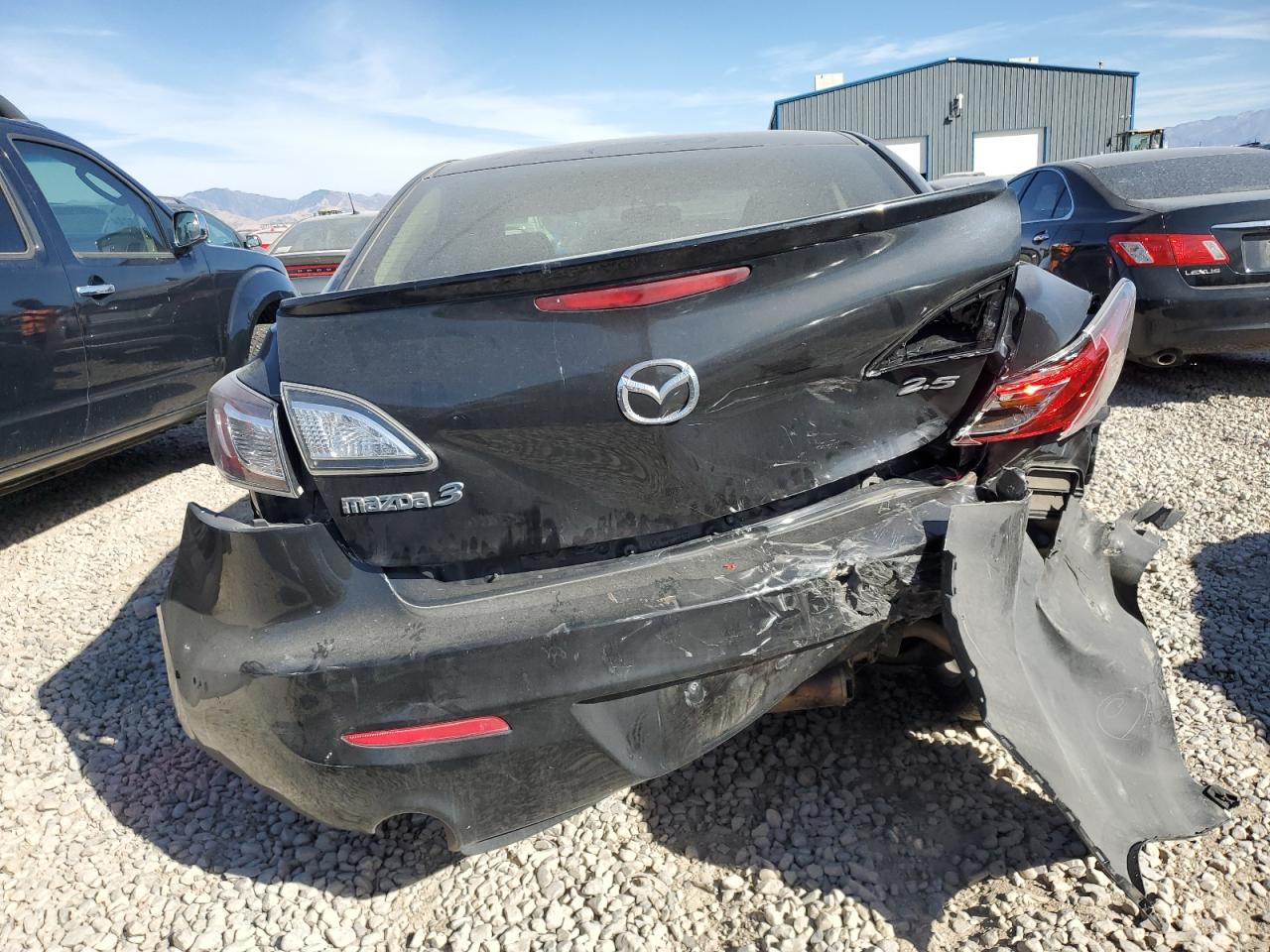2012 Mazda 3 VIN JM1BL1V58C1507916 Copart auction photo, rear end / front end damage thumbnail 6