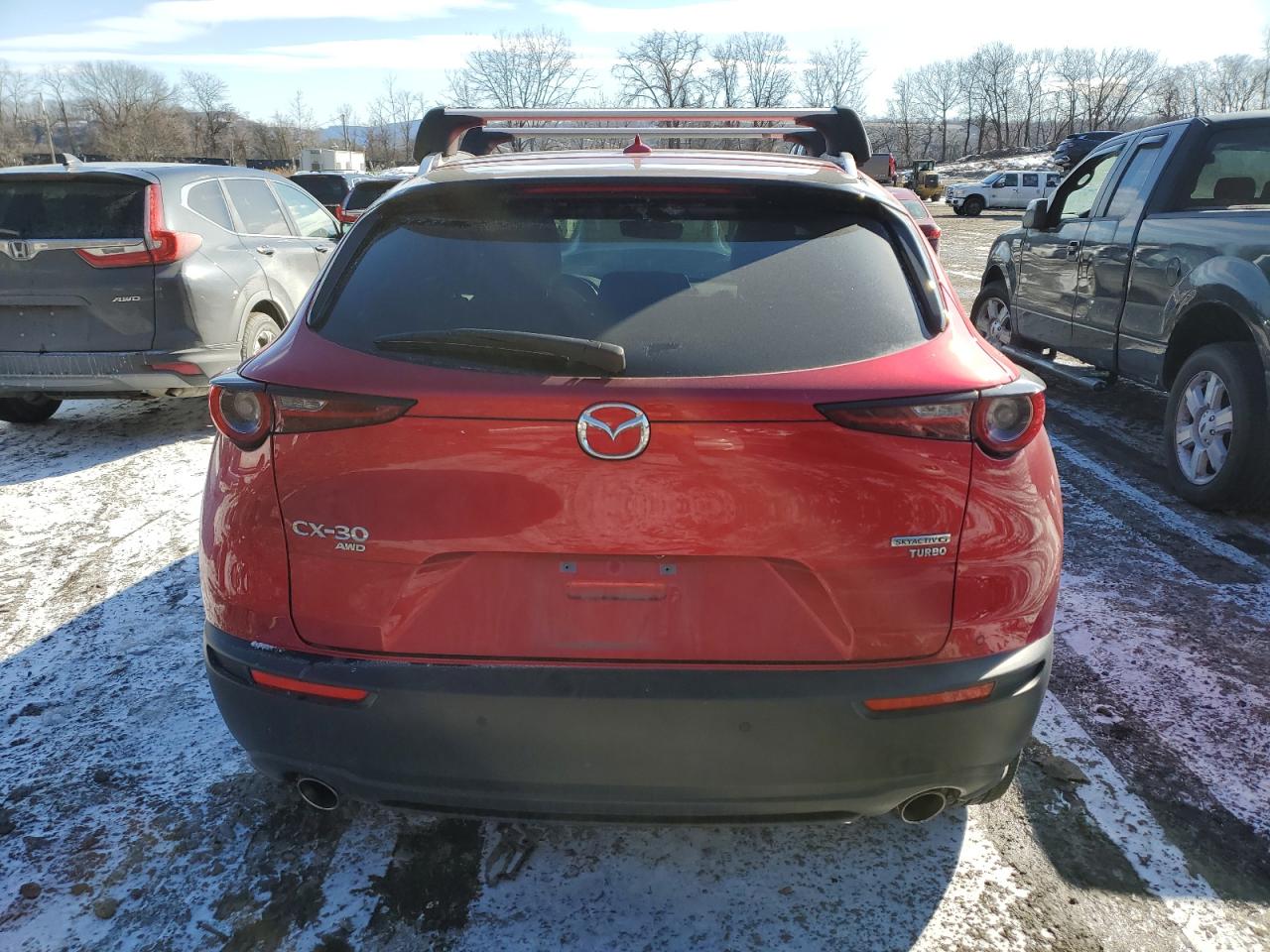 2022 Mazda CX-30 VIN 3MVDMBEY9NM442620 Copart auction photo, front end damage thumbnail 6
